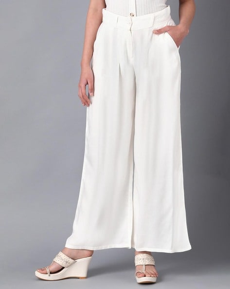 Women Solid Pants Price in India