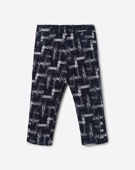 Tiny Girl Printed Mid-Rise Capris