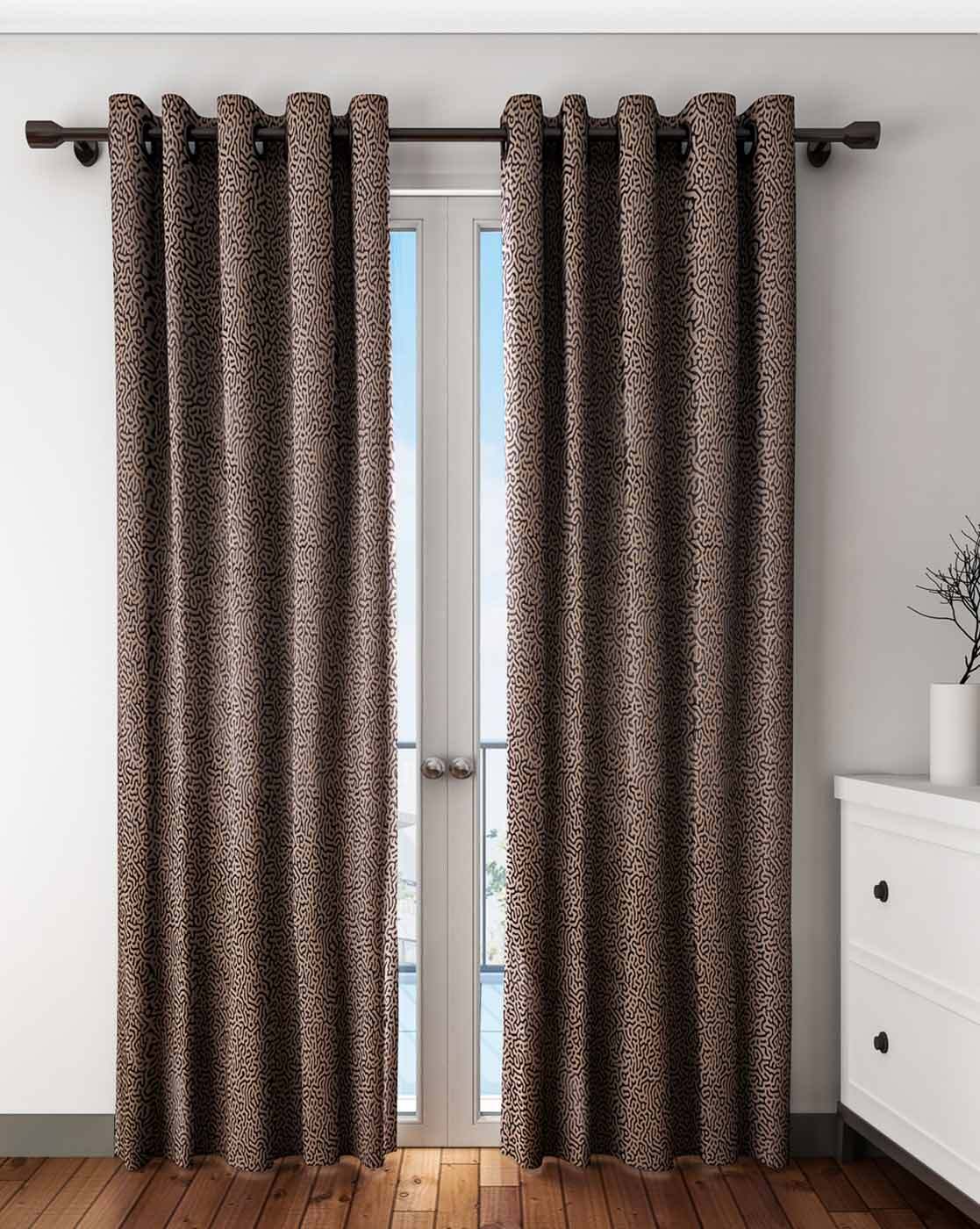 Black Brown Curtains, Black White And Brown Curtains