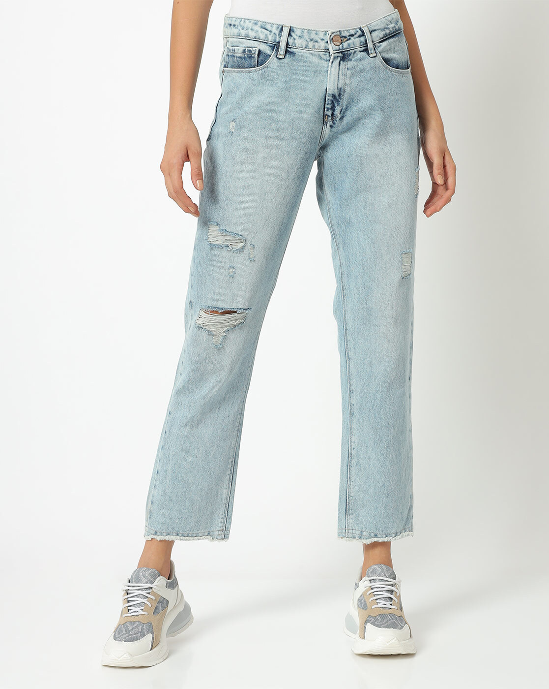 spykar light blue jeans