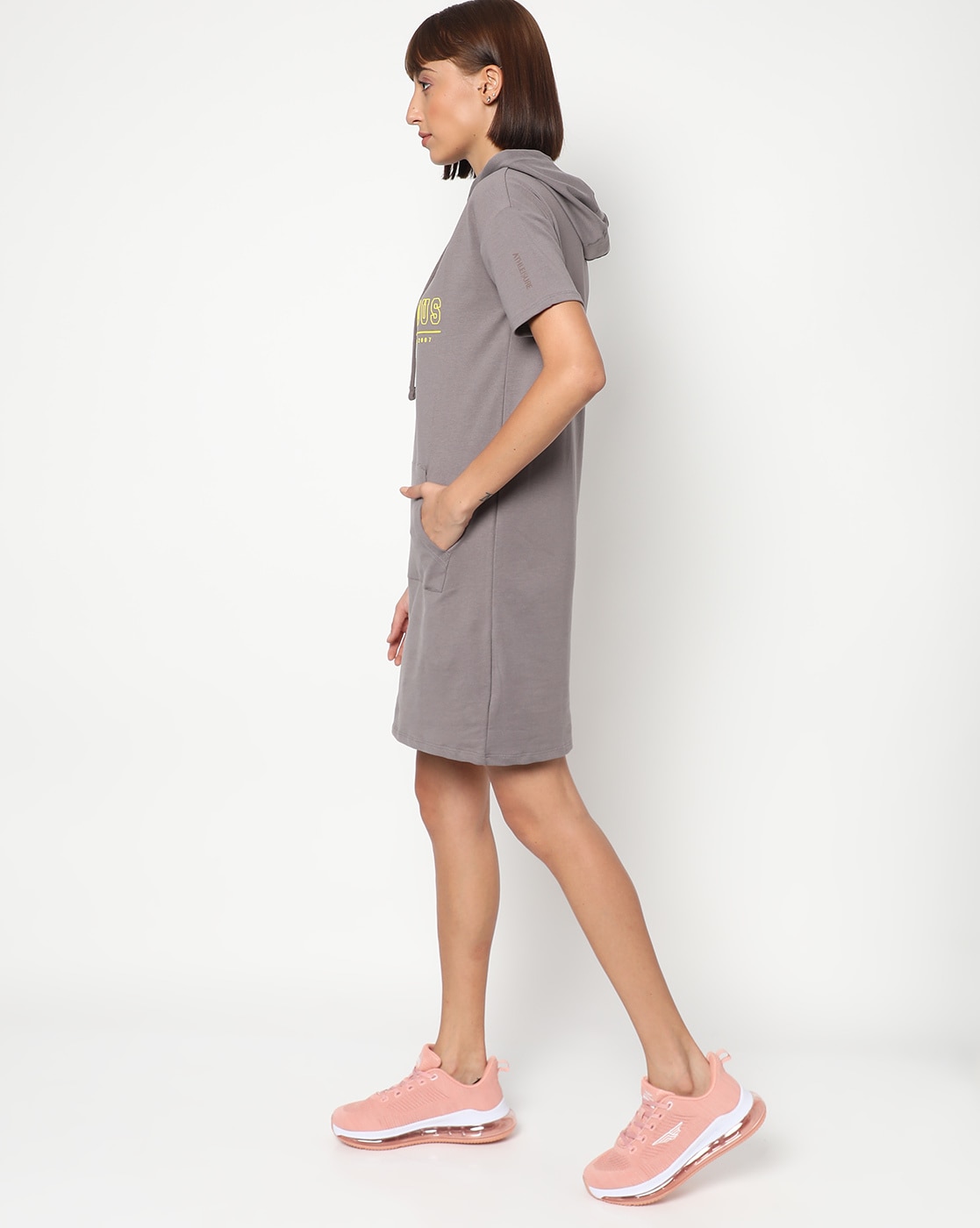 Esprit Hooded Dress light grey casual look Fashion Dresses Hooded Dresses 