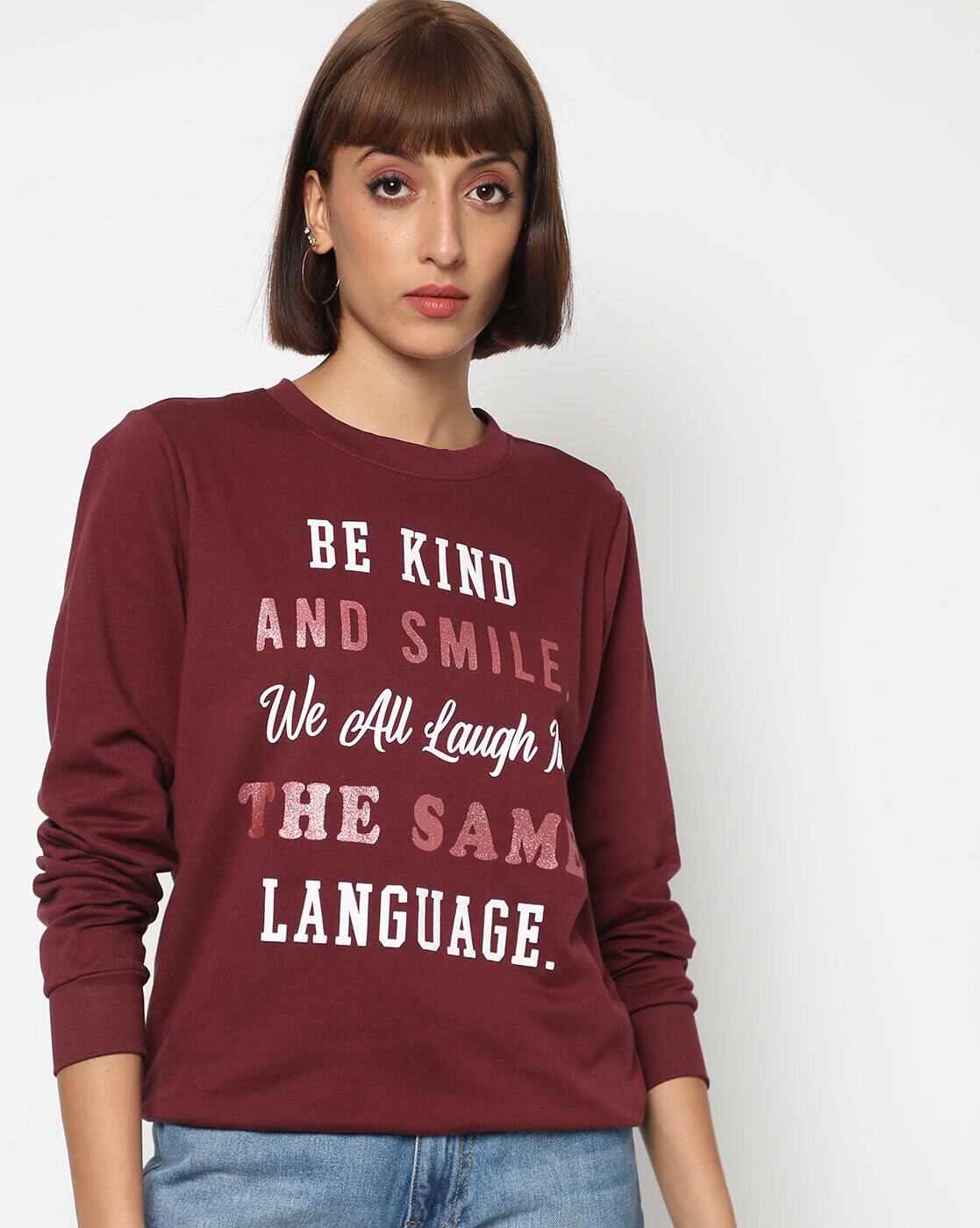 be kind sweatshirt target