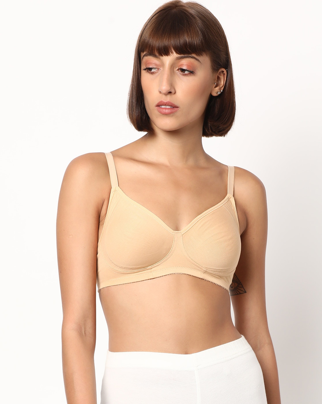 Buy Trylo Nina Women Detachable Strap Non Wired Padded Bra - Green at  Rs.485 online