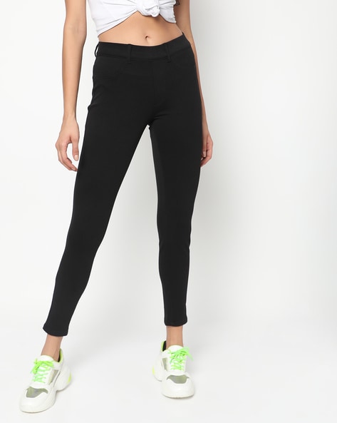 Mid-Rise Ankle-Length Jeggings