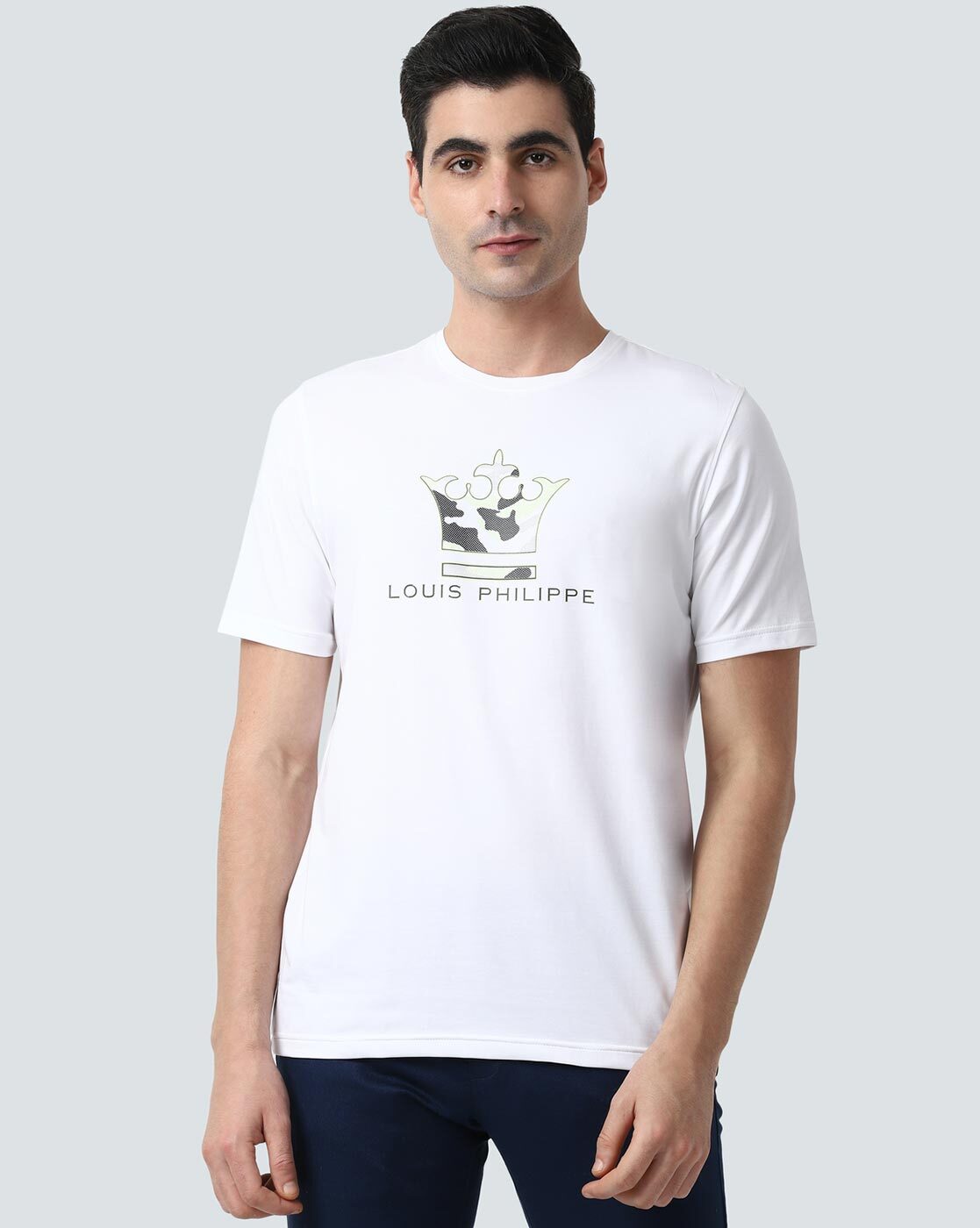 Buy White Tshirts for Men by LOUIS PHILIPPE Online