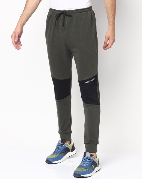 Buy Proline Slim Fit Panelled Joggers with Drawstring Waist at Redfynd