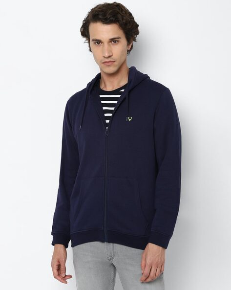 Allen solly navy blue sweatshirt hot sale