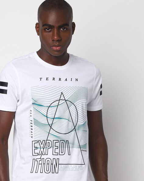 Buy White Tshirts for Men by DNMX Online