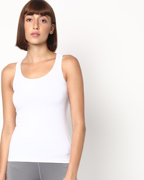 Women's Cotton Racer Back Tank Top