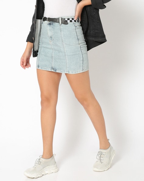 Buy Gap Low Rise Denim Mini Skirt from the Gap online shop