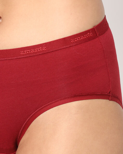 1523 High Coverage Super Combed Cotton Mid Waist Hipster with Ultrasoft  Exposed Waistband and Stay Fresh Treatment