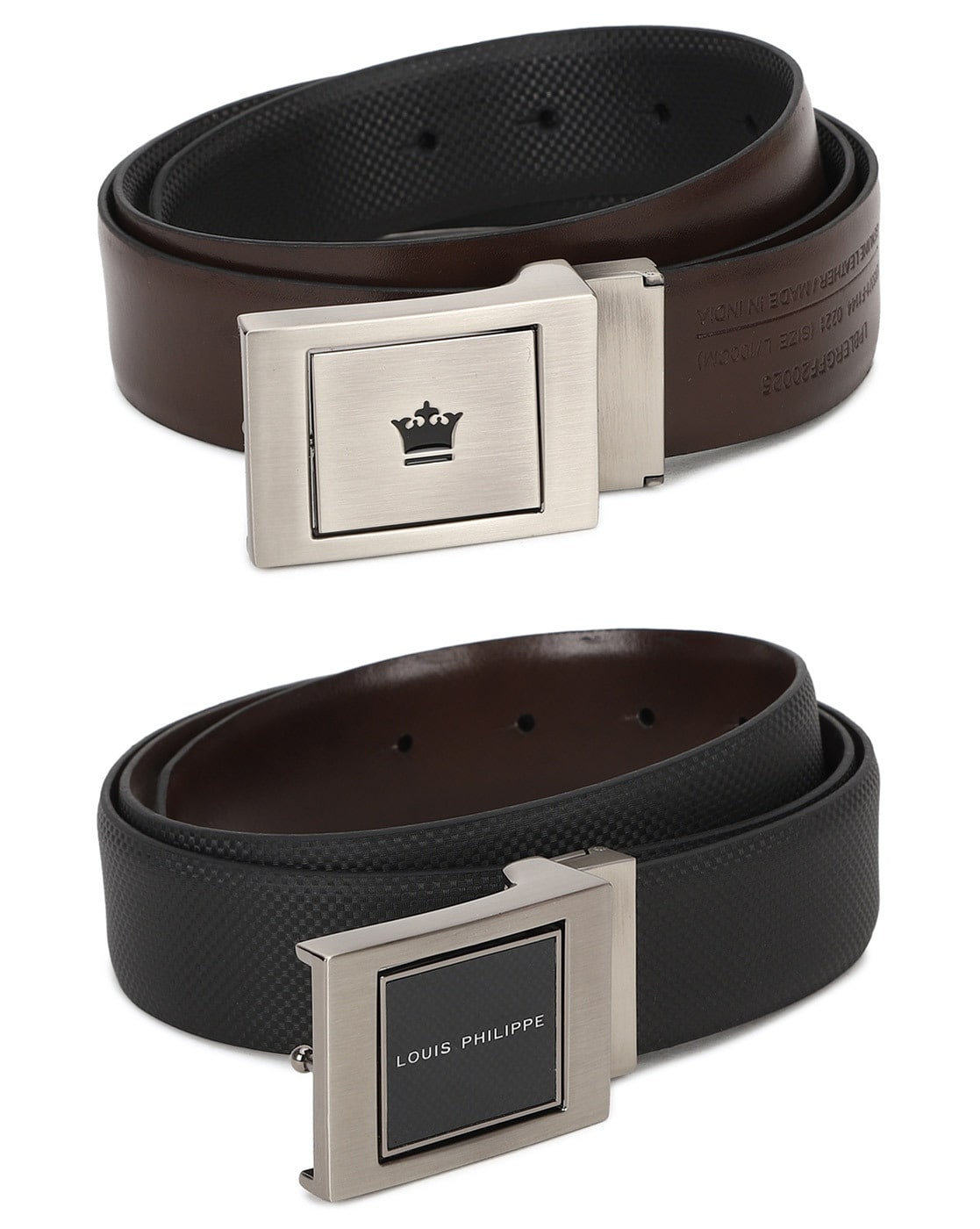 Buy Black & Brown Belts for Men by LOUIS PHILIPPE Online