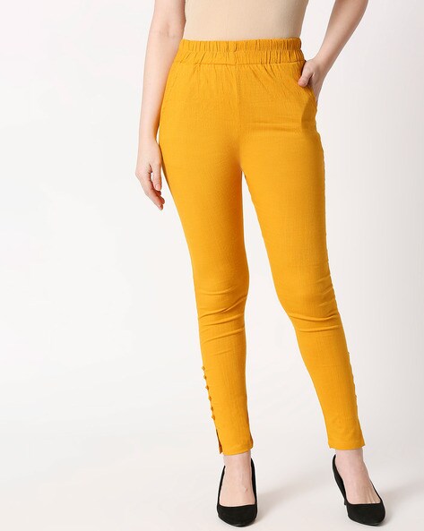 Pant with Button Accent Price in India