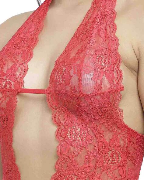 Lace Babydoll with Slit