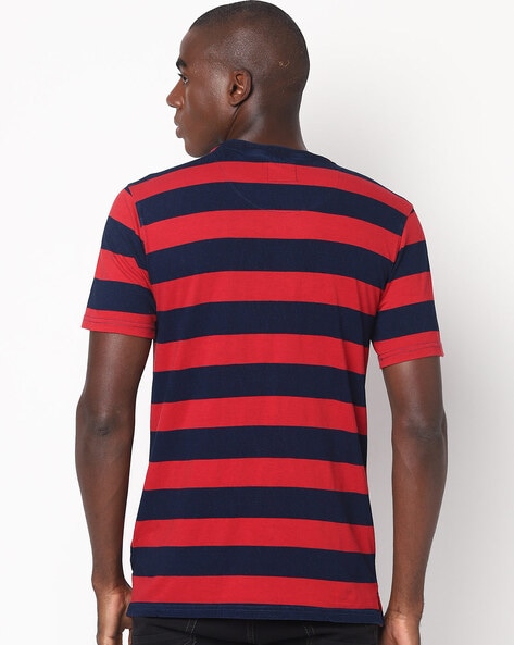 red striped t shirt mens