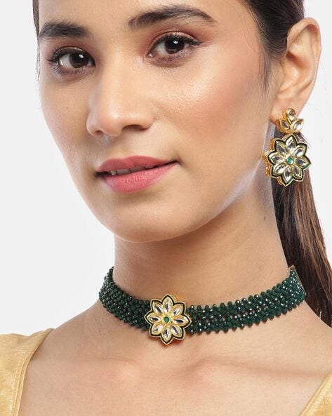 Buy Gold Necklaces & Pendants for Women by Priyaasi Online | Ajio.com