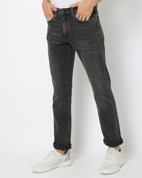 levi's washed slim fit jeans