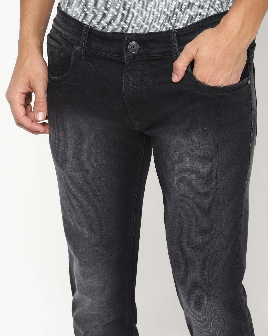 Buy TWILLS Black Solid Cotton Tapered Fit Men's Casual Trousers | Shoppers  Stop