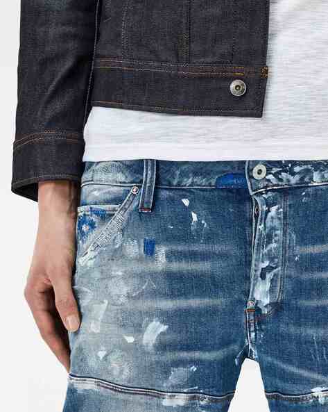 G star best sale paint splatter jeans