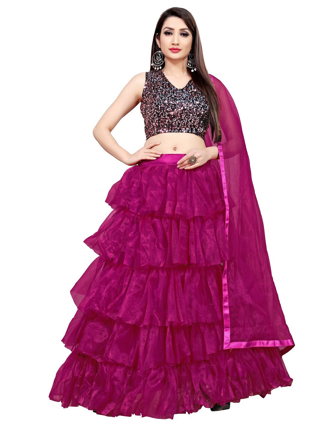 Launching New Đěsigner Party Wear Look Lehenga Choli With For Daughter –  Sareevillahub