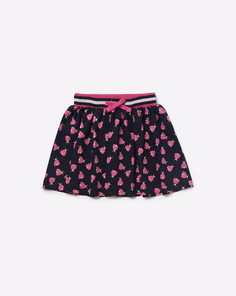 Ladybug Printed A-Line Skirt