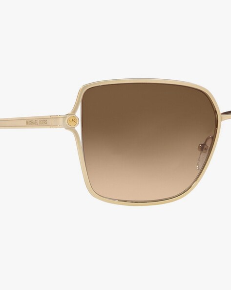 Michael Kors Cancun 56 mm Satin Light Gold Sunglasses | World of Watches