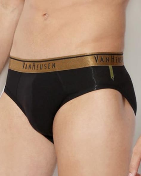 Buy Black Briefs for Men by VAN HEUSEN Online