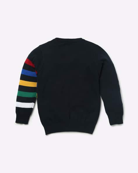 Printed Round-Neck Sweater view 2
