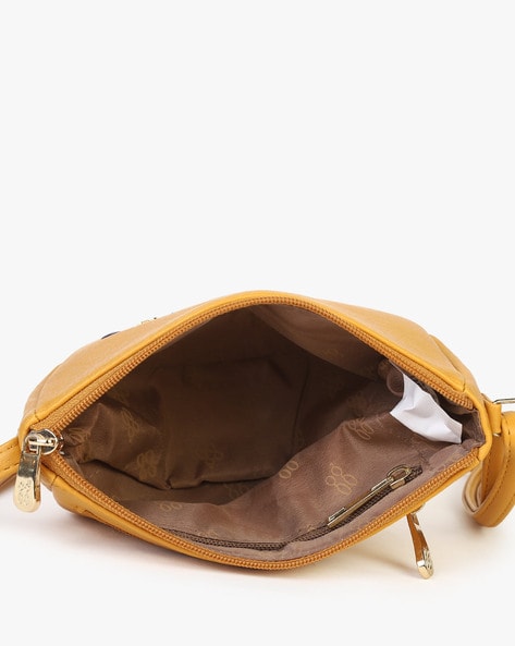 Baggit Women's Sling bag (Mustard) : : Fashion