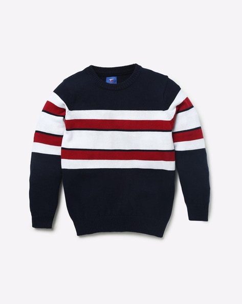 Buy Navy Blue Sweaters & Cardigans for Boys by KB TEAM SPIRIT