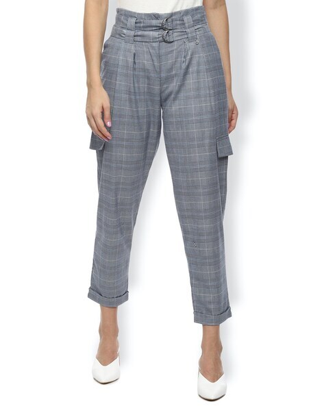 Buy Grey Trousers & Pants for Women by VAN HEUSEN Online