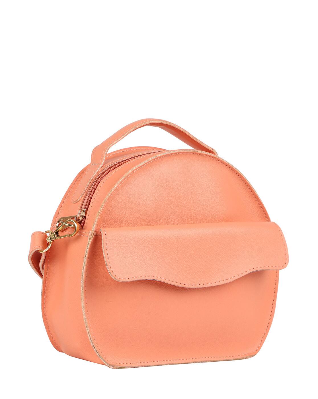 round shape sling bag