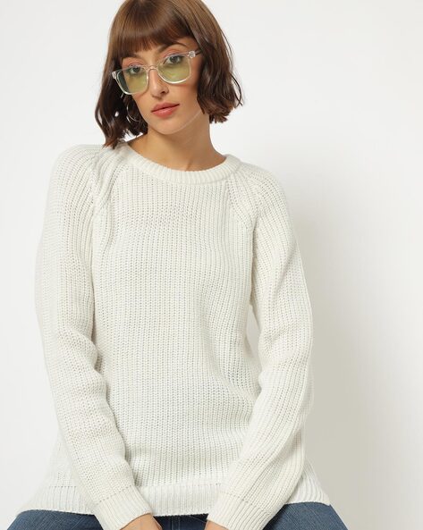 Buy White Sweaters & Cardigans for Women by DNMX Online