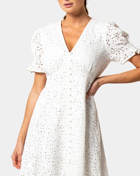 White Women Dresses Forever New - Buy White Women Dresses Forever New  online in India