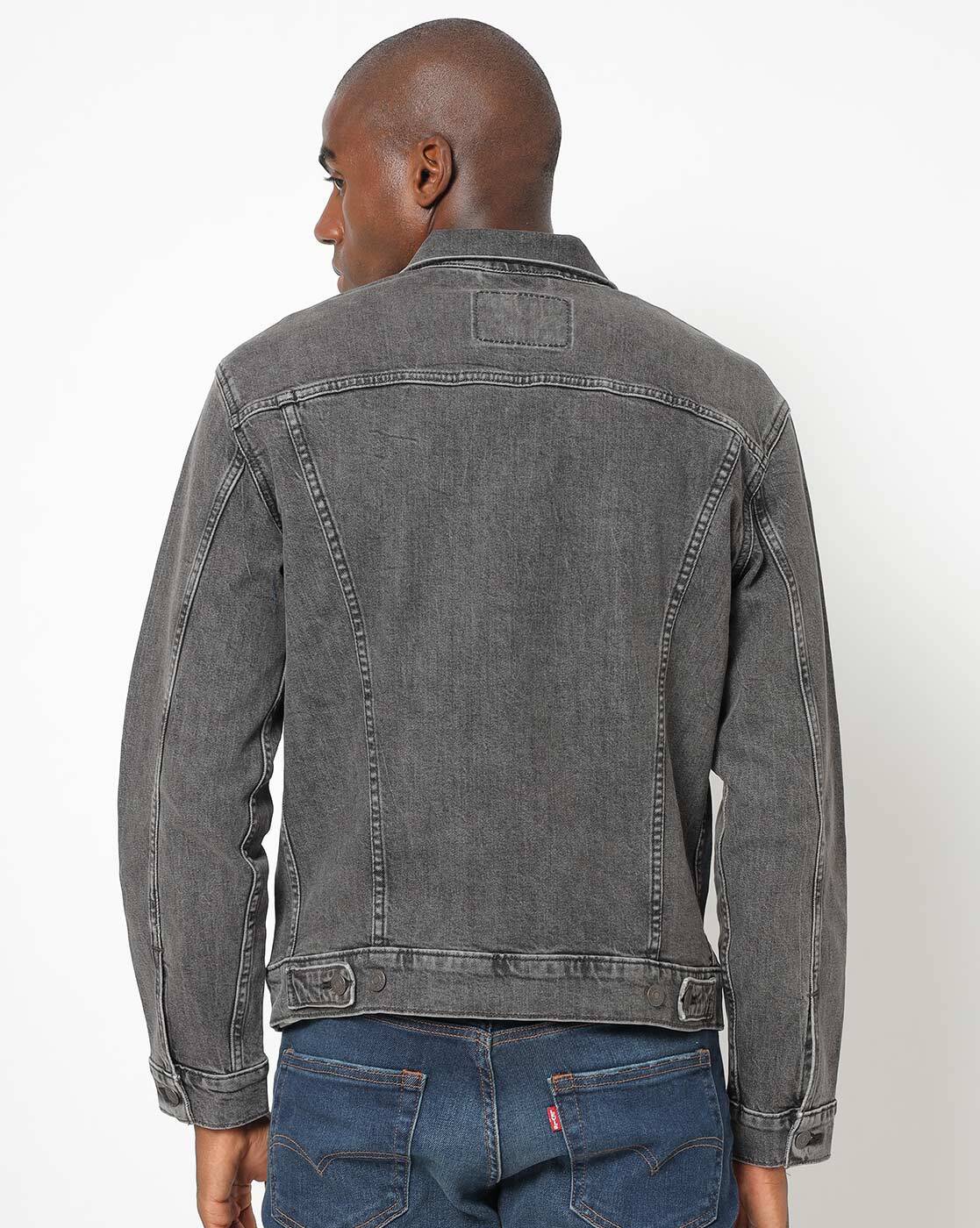 Vintage Levi's Strauss & Co Denim Jean Jacket Size Medium Light Wash 7 –  Throwback Vault