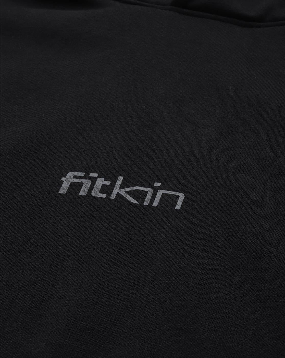 Buy Black Sweatshirt & Hoodies for Men by FITKIN Online