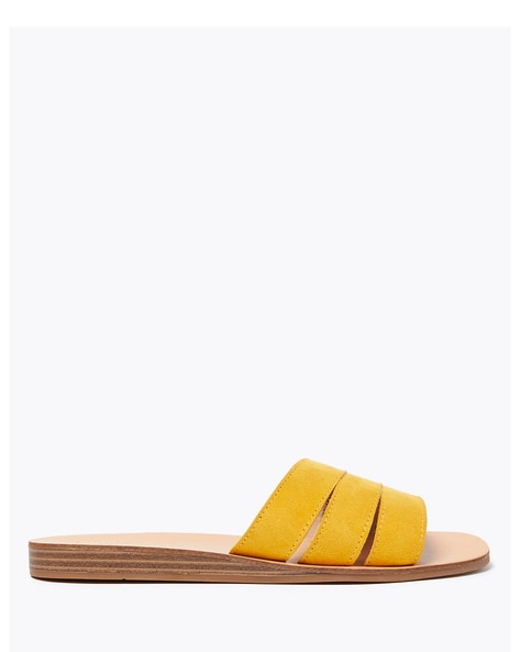 Marks and discount spencer yellow sandals