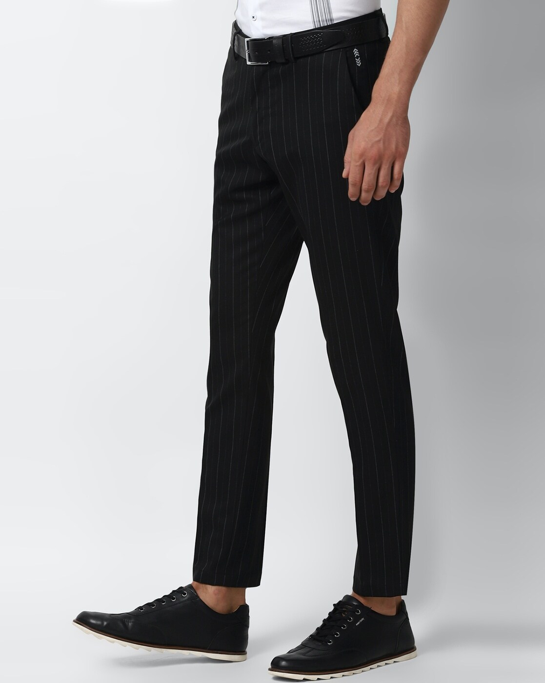 Black Stripe Power-Stretch Pants