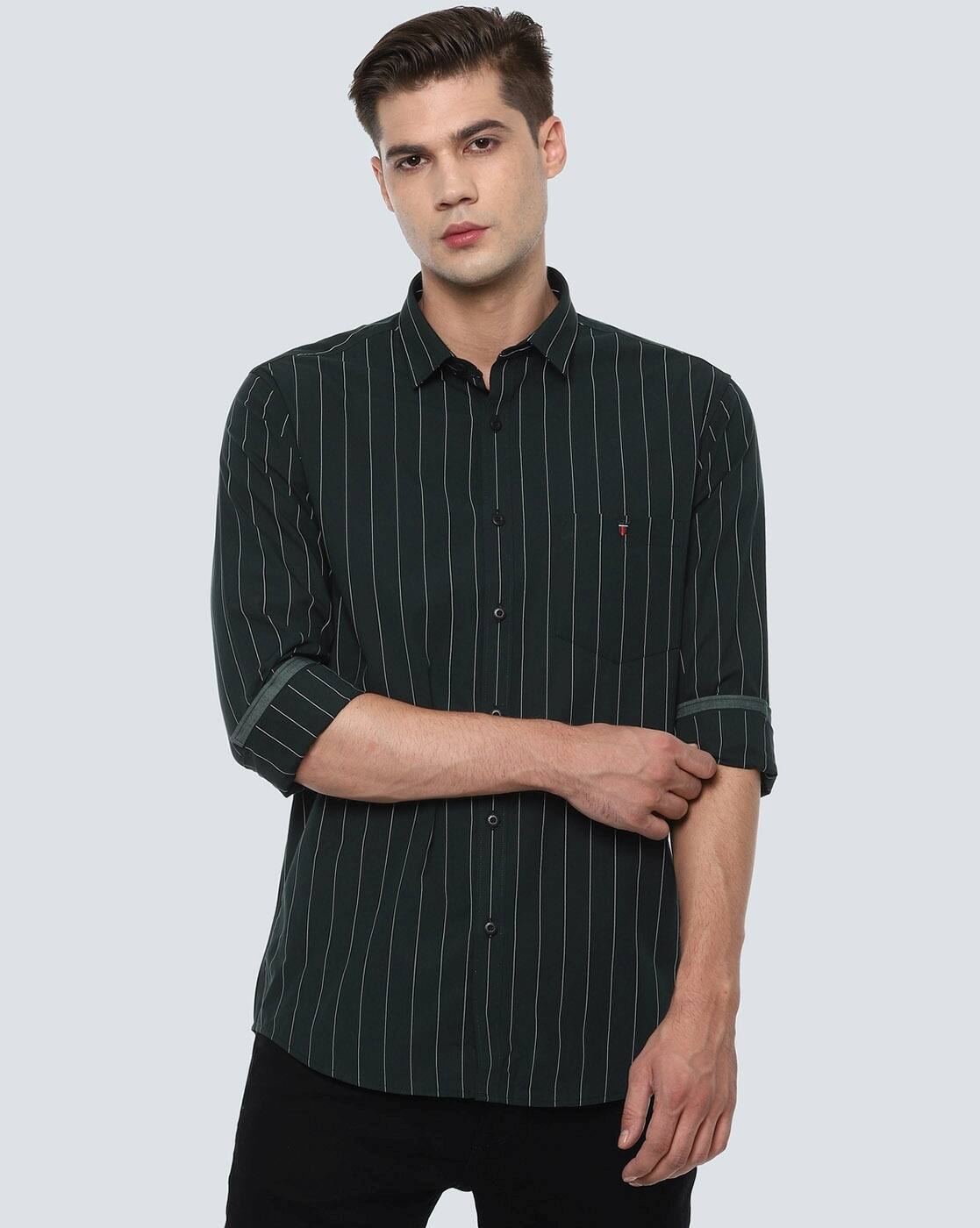 Green Shirts for Men by LOUIS PHILIPPE 