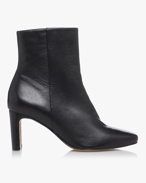 h&m black suede ankle boots