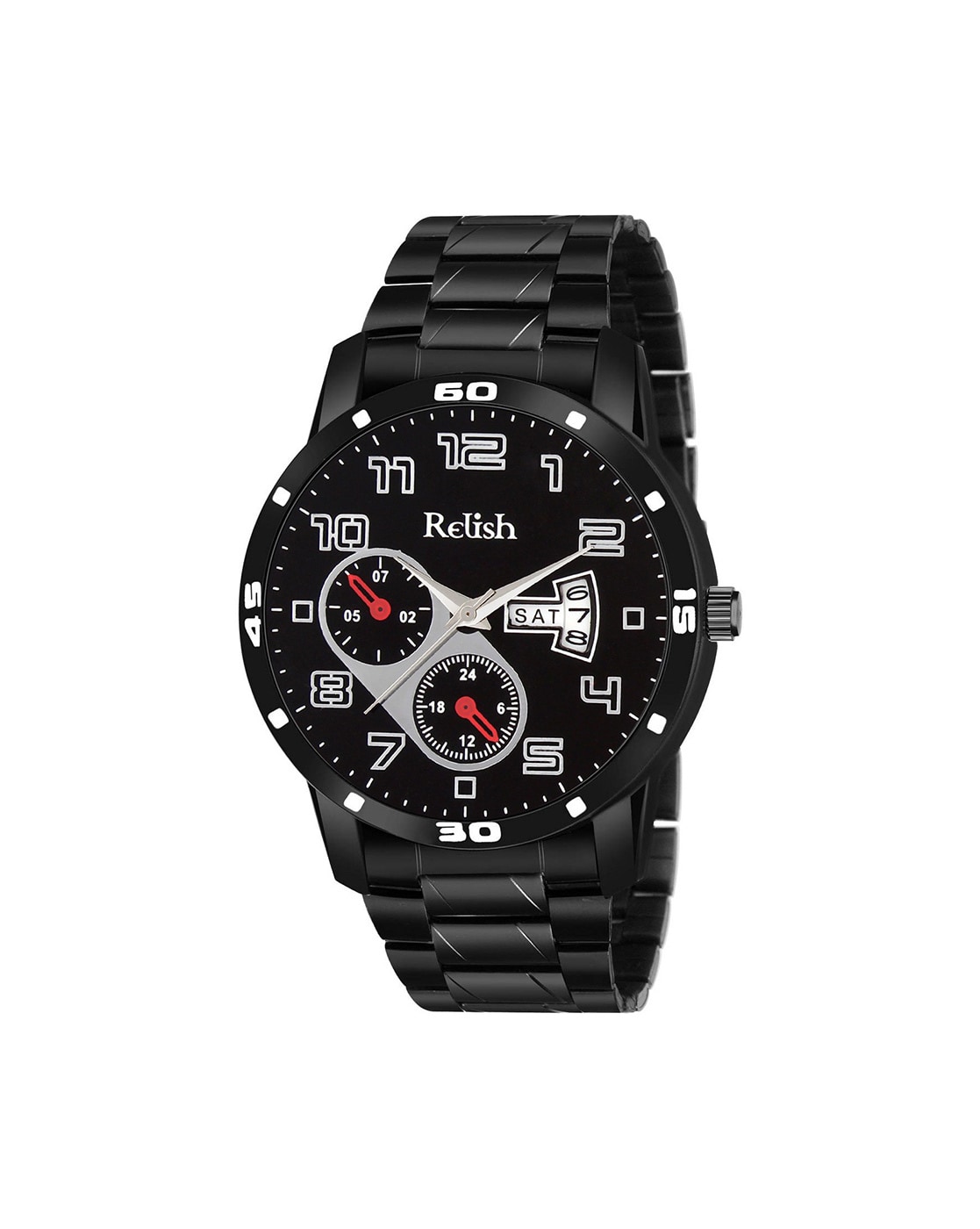 Relish Black Analog Display Wrist Watch for Mens & Boys : Amazon.in: Fashion