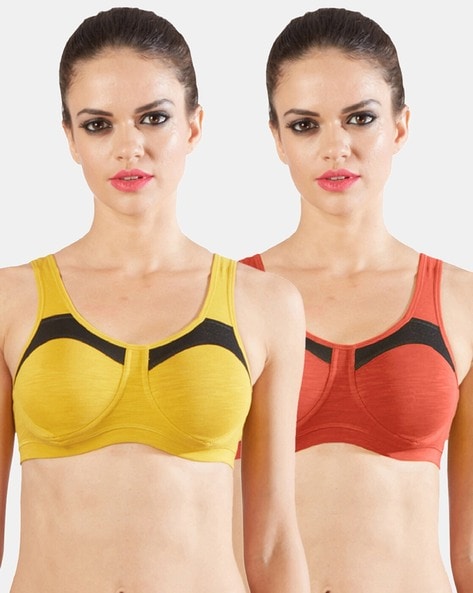 Buy Yellow & Brown Bras for Women by SONARI Online