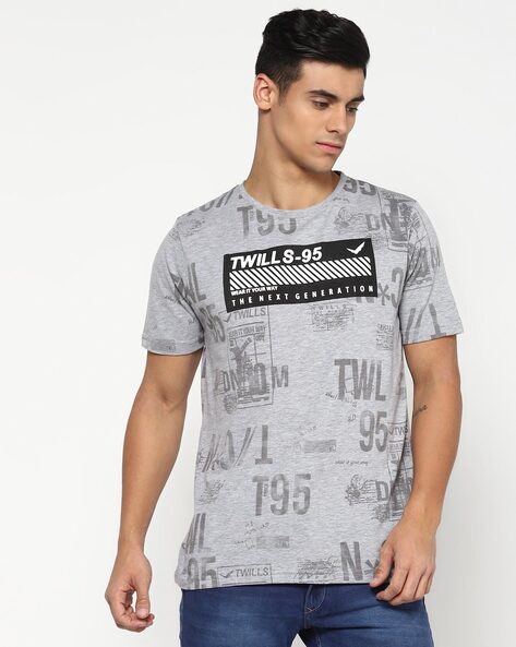 Buy Grey Tshirts for Men by TWILLS Online Ajio