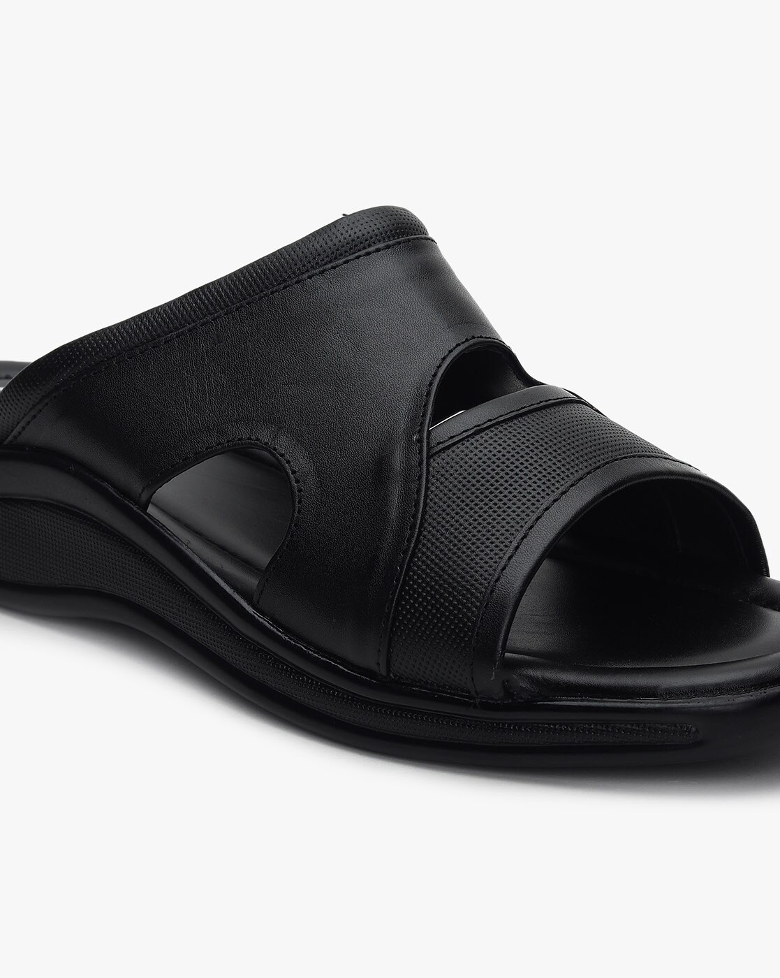 LIBERTY Men Black Sandals - Buy LIBERTY Men Black Sandals Online at Best  Price - Shop Online for Footwears in India | Flipkart.com