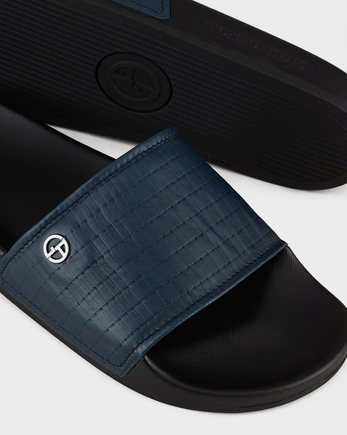 Slides with Metal Logo