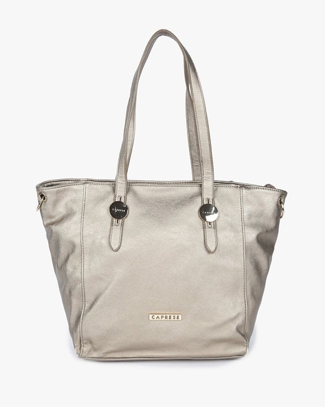 Metallic grey outlet handbags