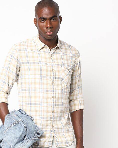 Buy Off-White Shirts for Men by MUFTI 
