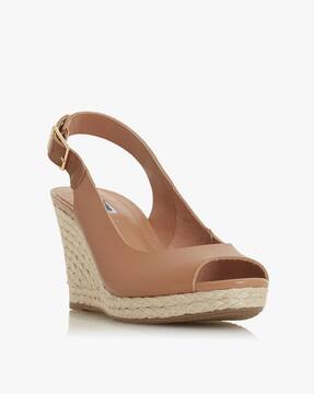 dune brown wedges