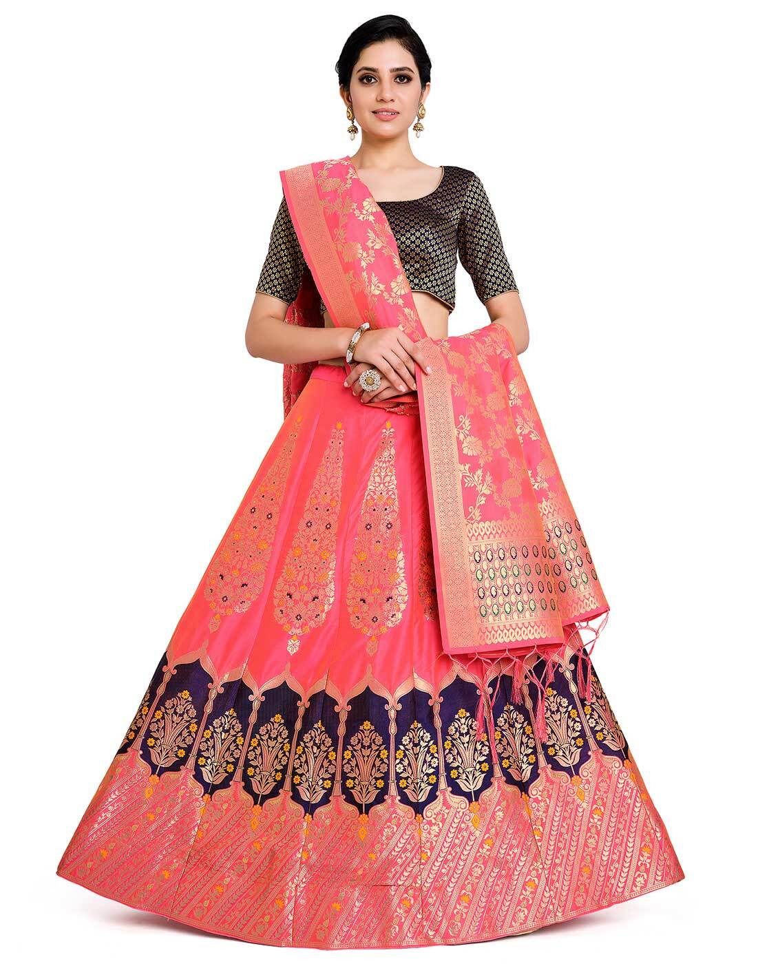 Buy Kylian Lehenga Choli For Womens Bollywood Style Heavy Georgette Fabric  With 9mm Sequence Work Embroidery Zari Multi Work Light Purple Color at  Amazon.in