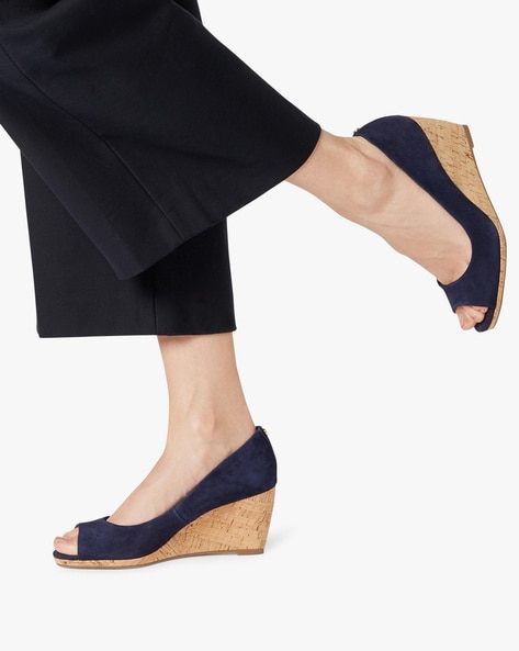 Dune 2025 navy wedges